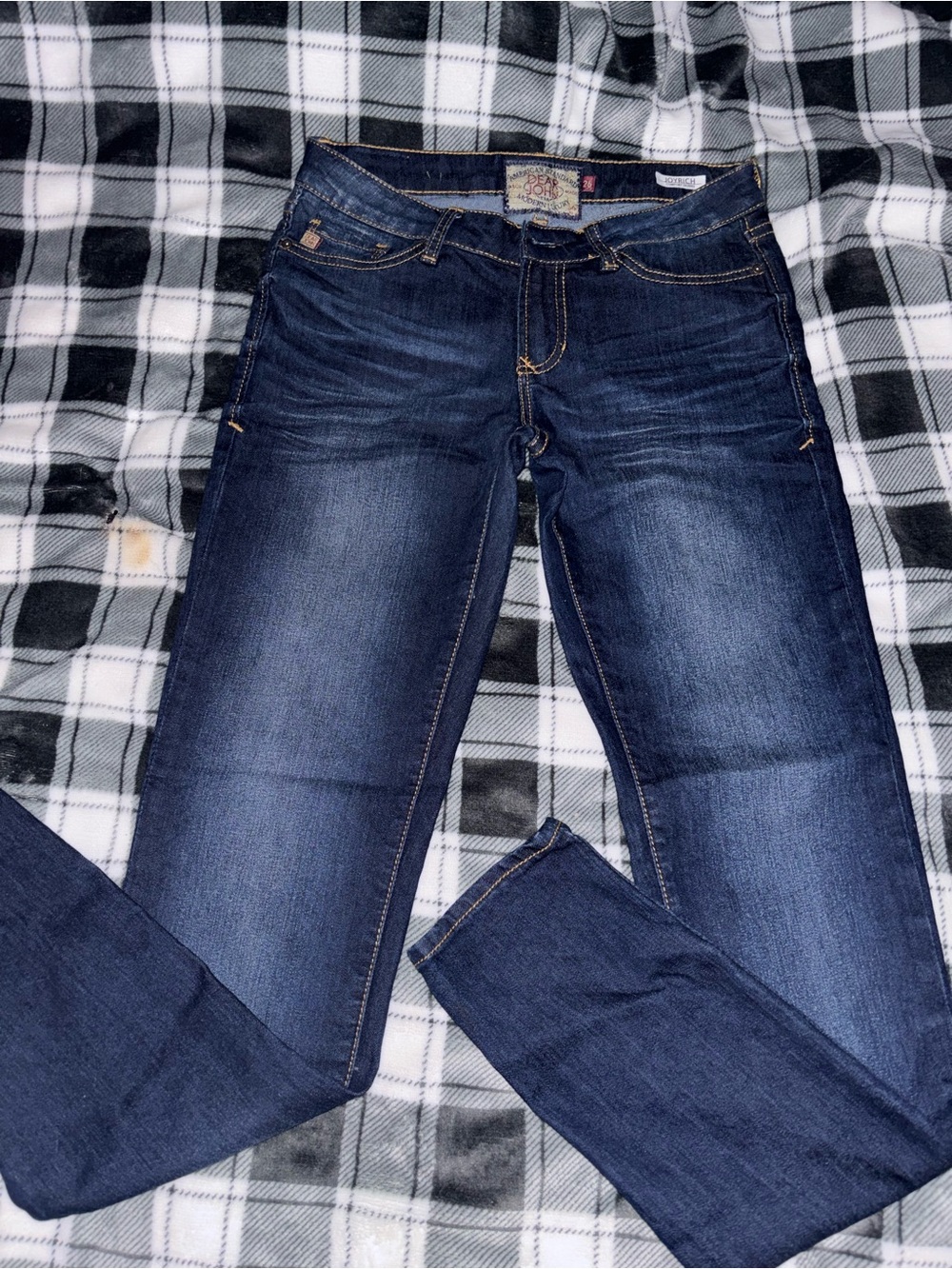 Dear John Indigo Skinny Stretch Jeans